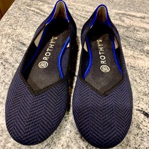 ROTHY’S size 8.5 Midnight Metallic Herringbone